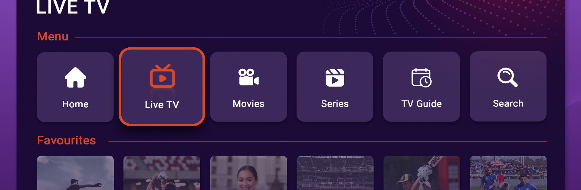 Purple Launcher - IPTV Player