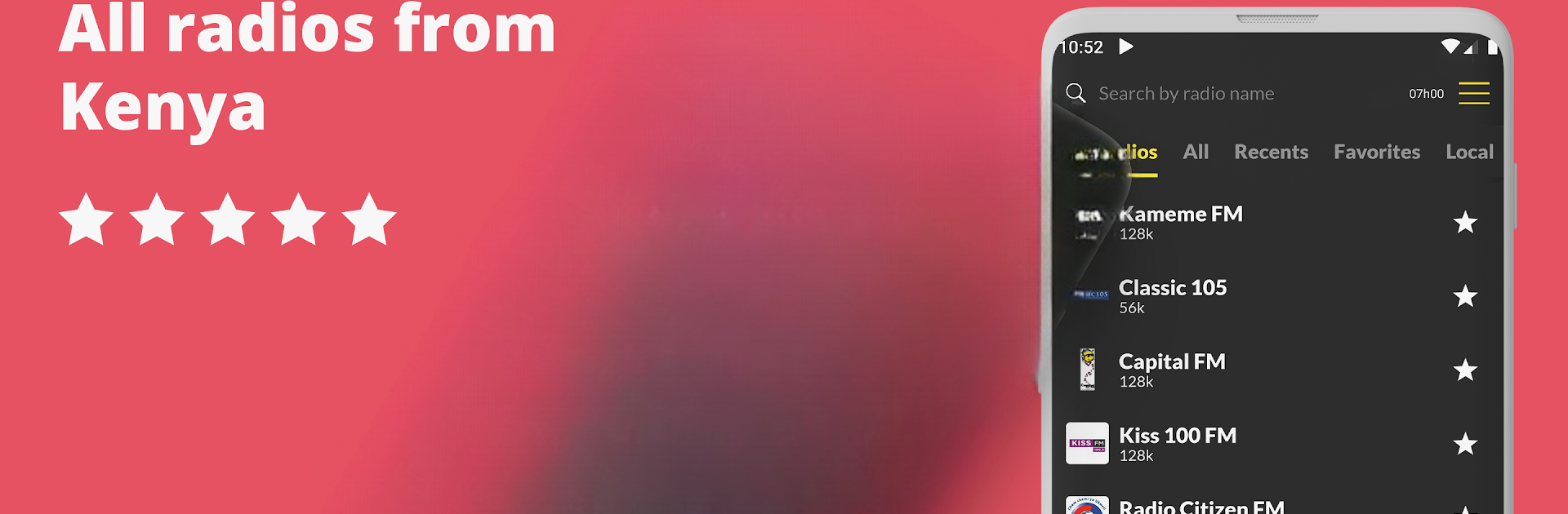 Radio Kenya: Radio FM Free, Radio app, Streaming