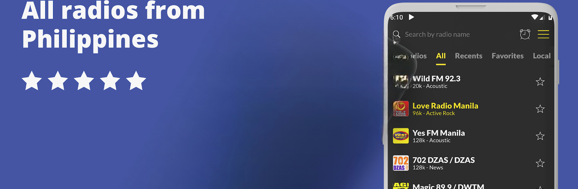 Radio Philippines: FM radio player, online radio
