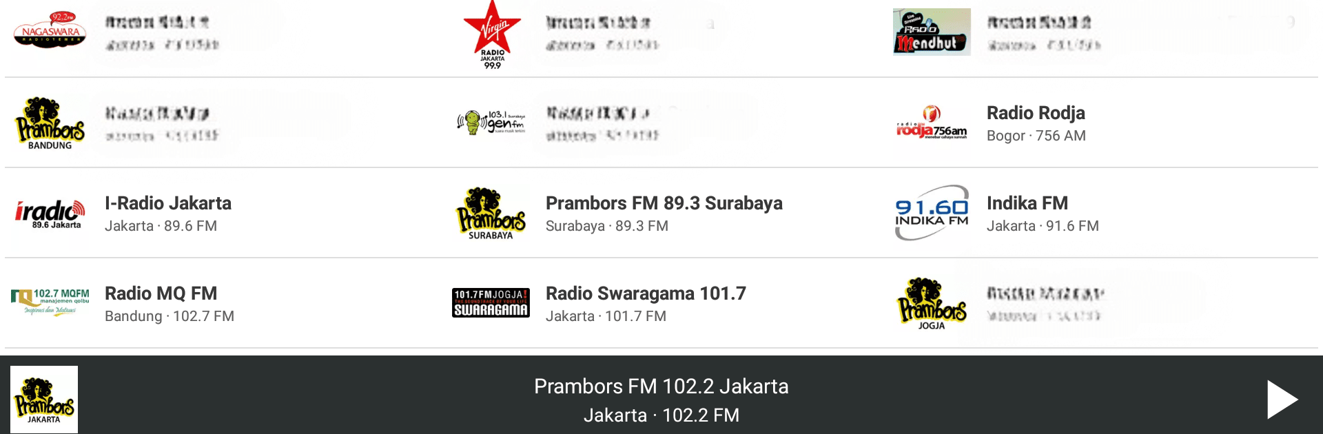 Radio FM Indonesia
