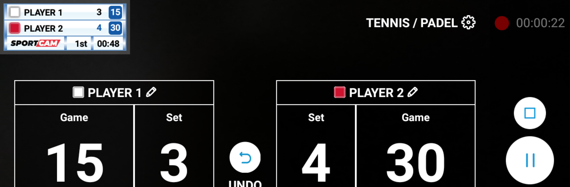 SportCam - Live Stream Your Match with Scoreboard