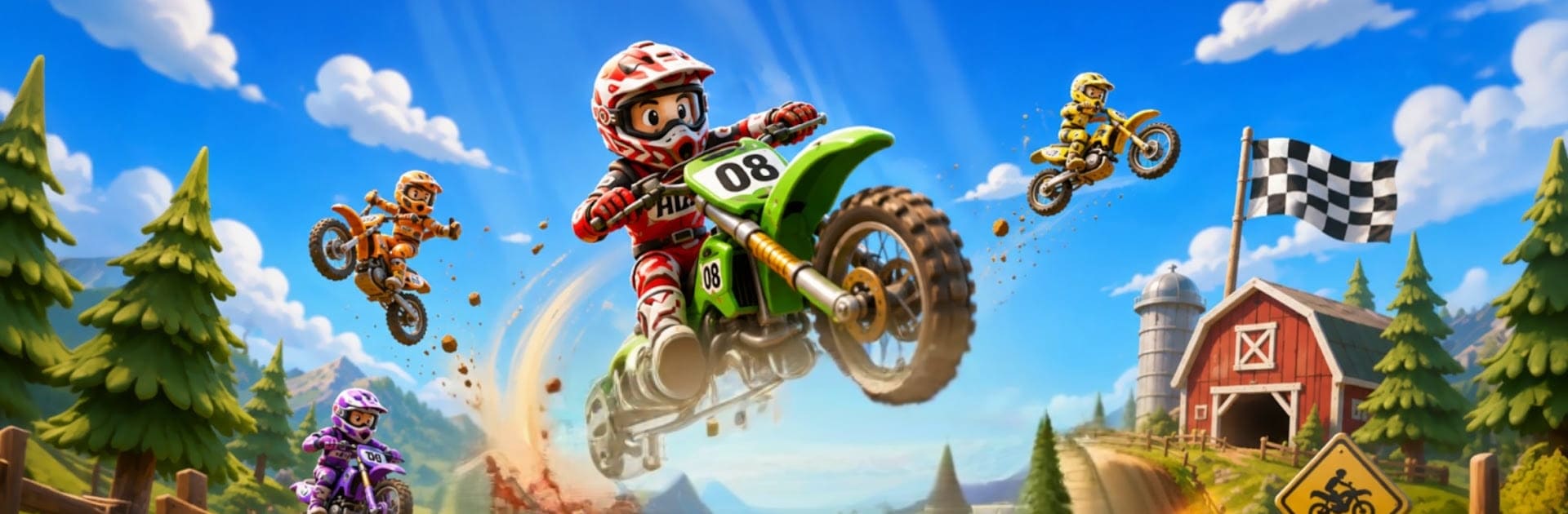 Hill Climb Bike Stunts