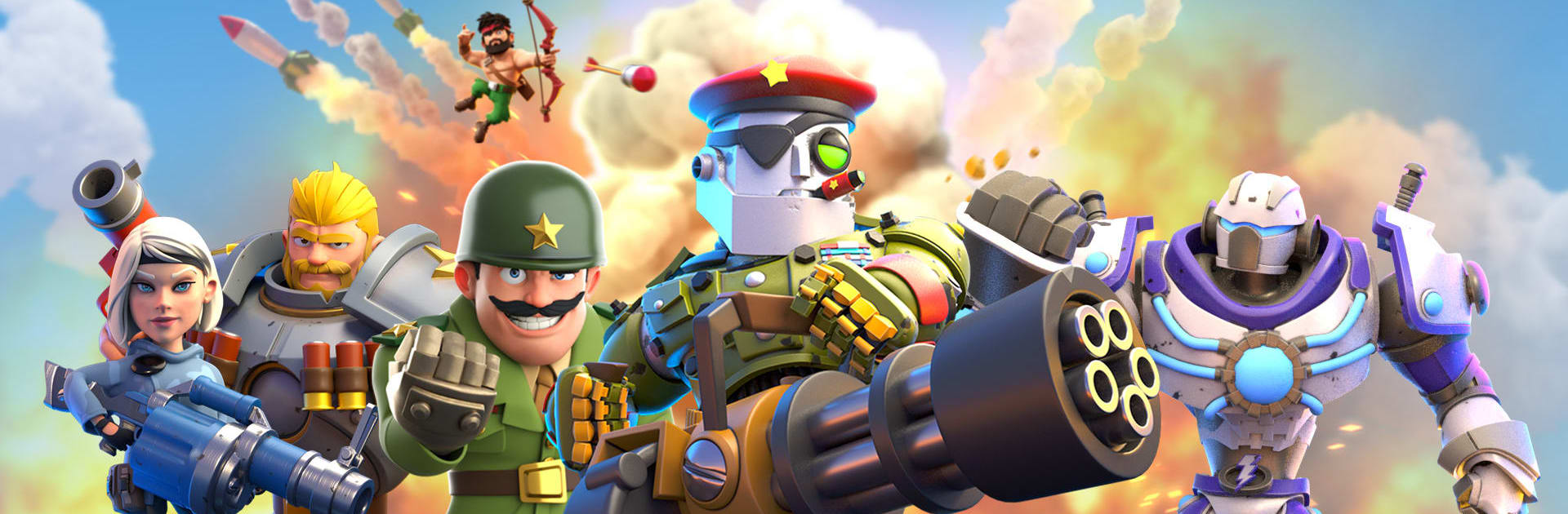Rebel Bots: Epic War PvP RTS