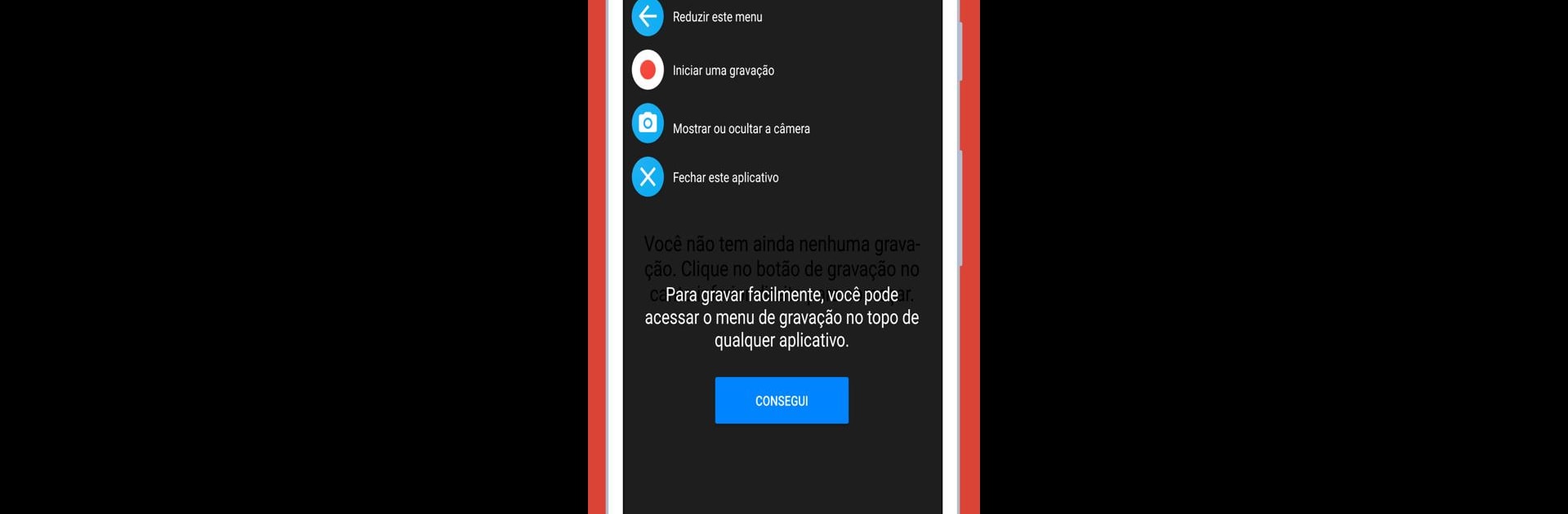 Screen Recorder - Gravador de Jogos com a Câmera