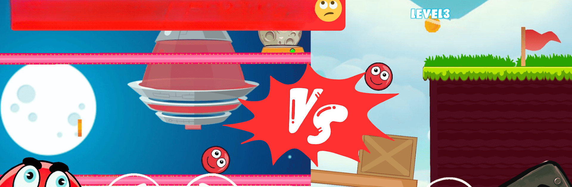 Ball 5: Red Bounce Ball Hero 2