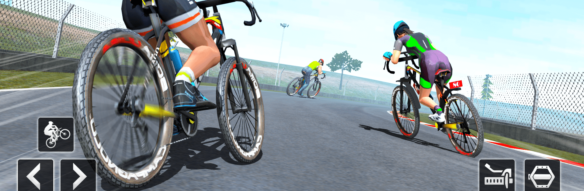 BMX Цикл Гонки Велосипед Игры