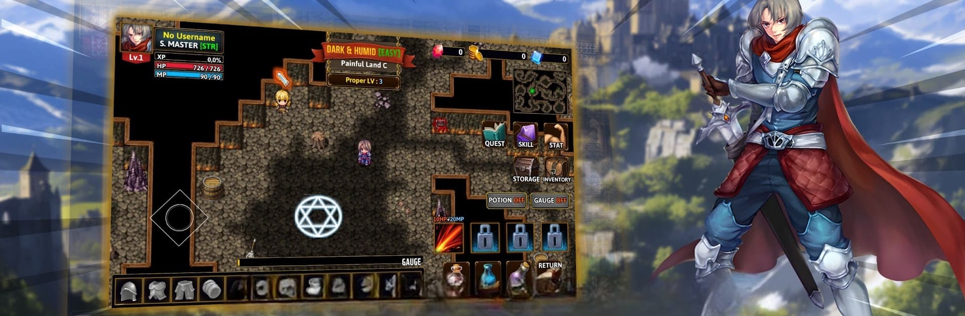 Darkside Dungeon roguelike rpg