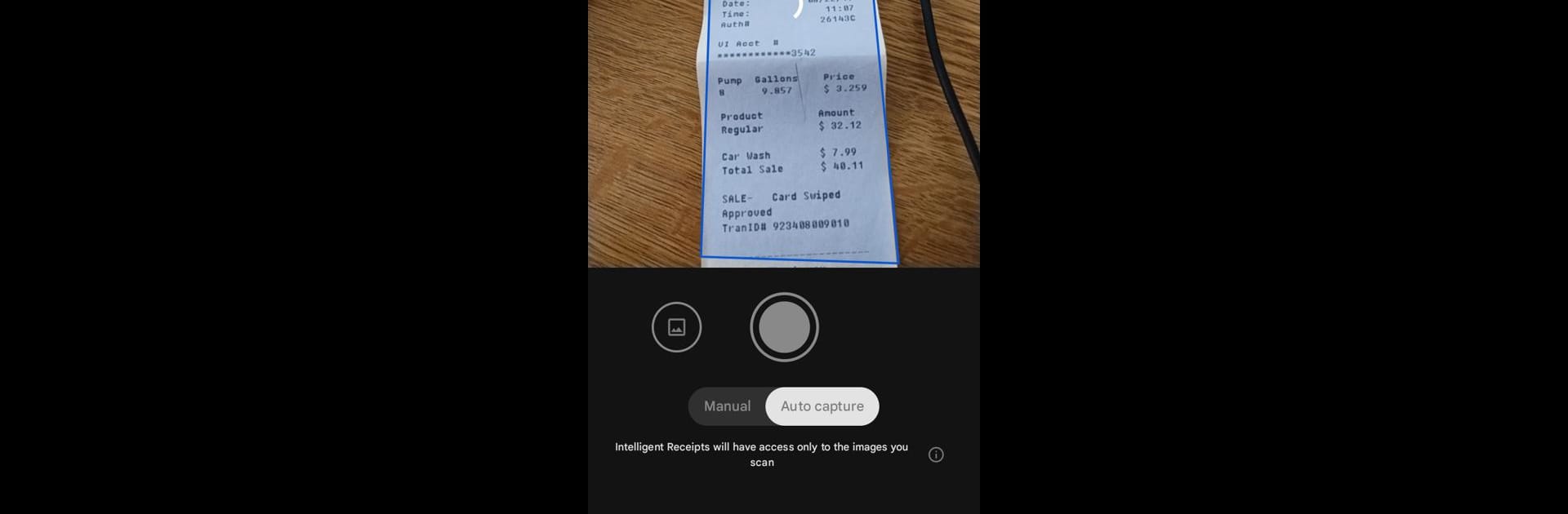 Intelligent Receipts