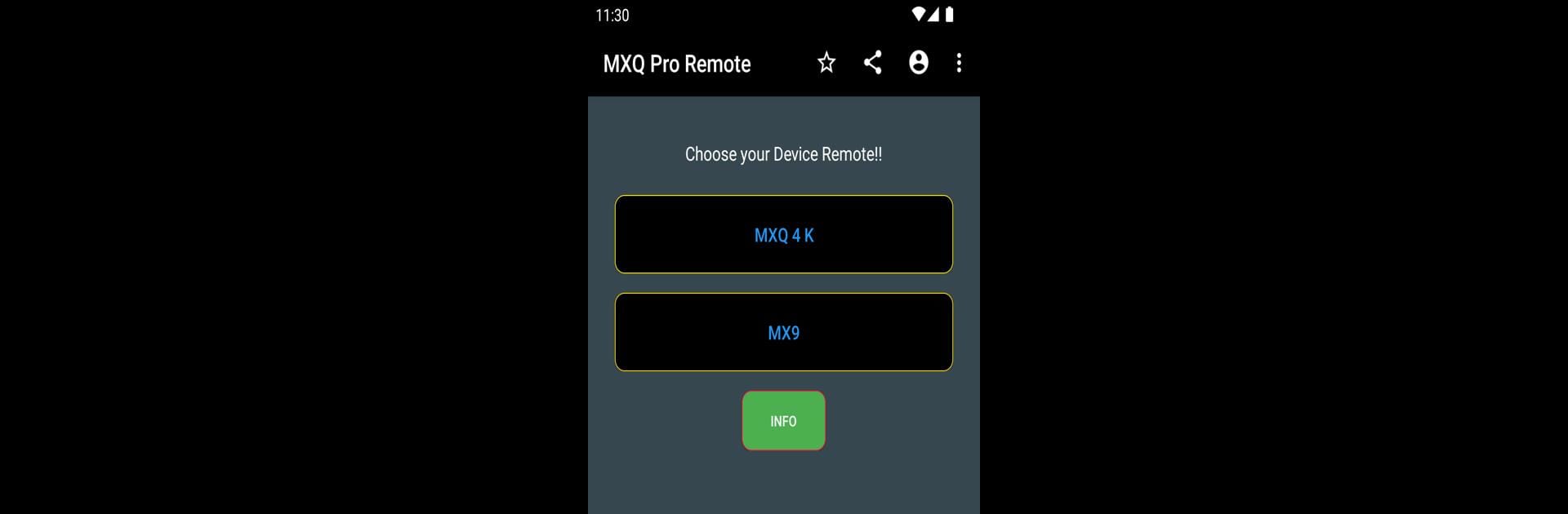 Controle Remoto mxq pro 4k