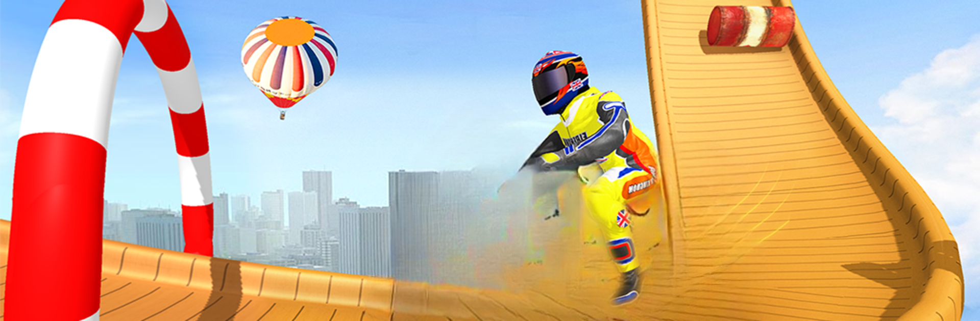Mega Ramp Moto Bike Stunts: Bike Racing Games
