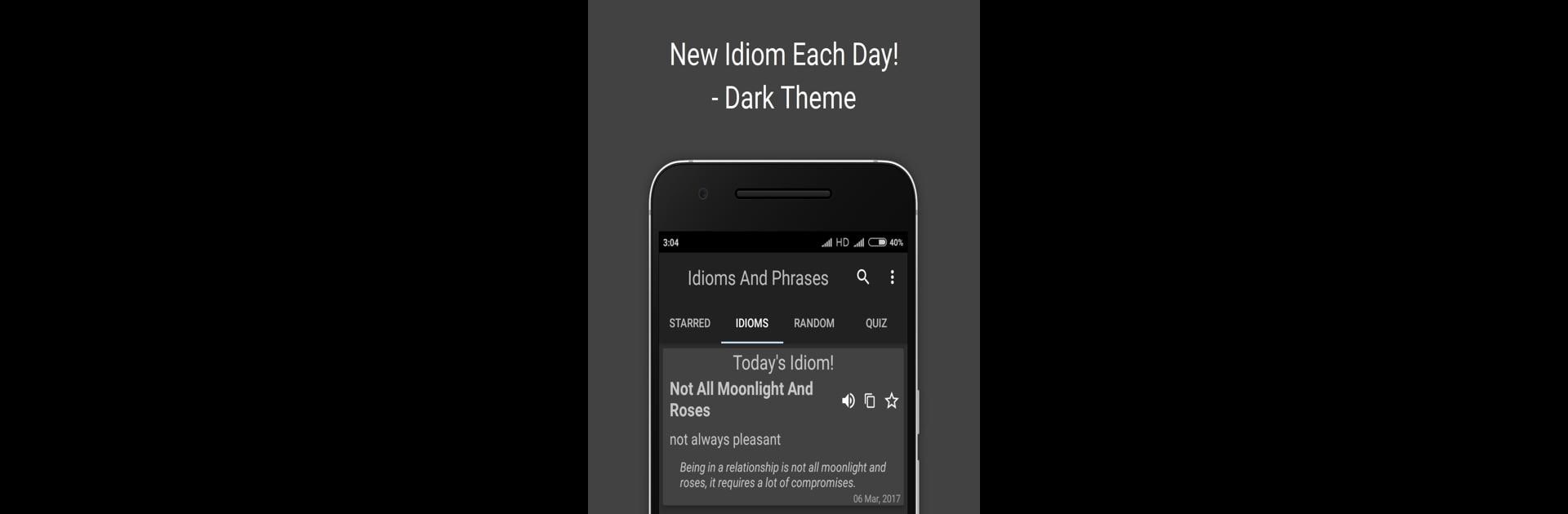 Idioms And Phrases