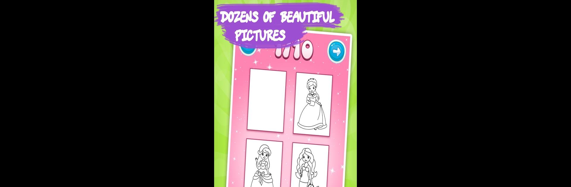 Kids coloring book: Princess