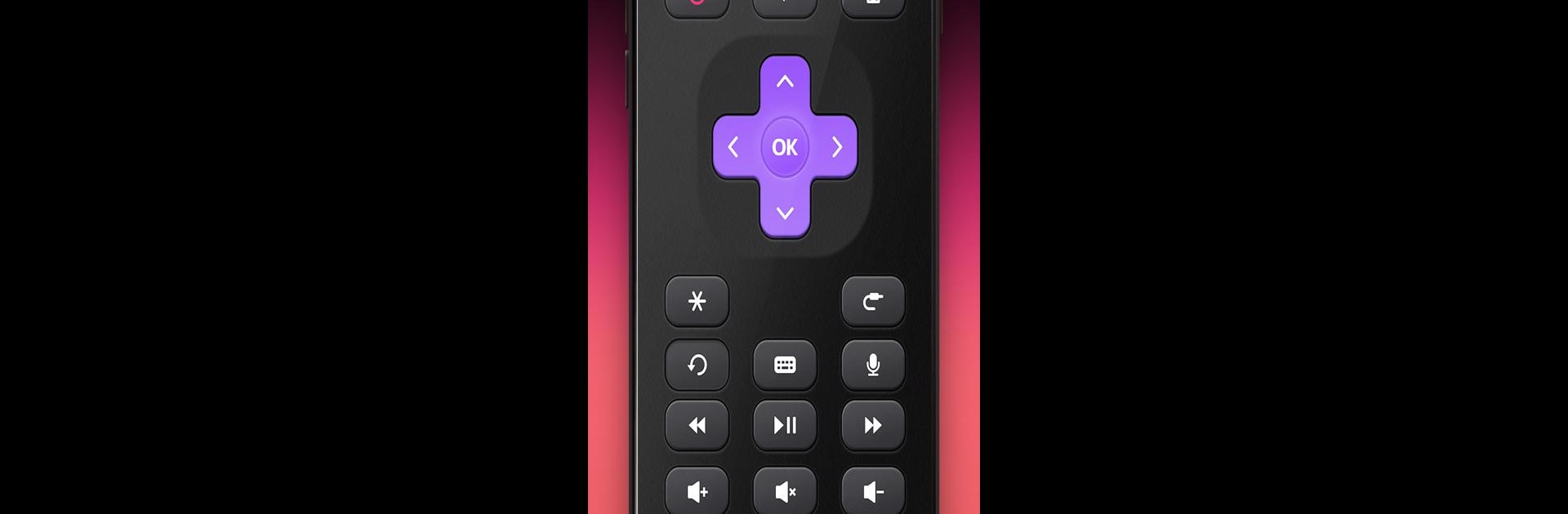 Controle remoto Roku TV Remote
