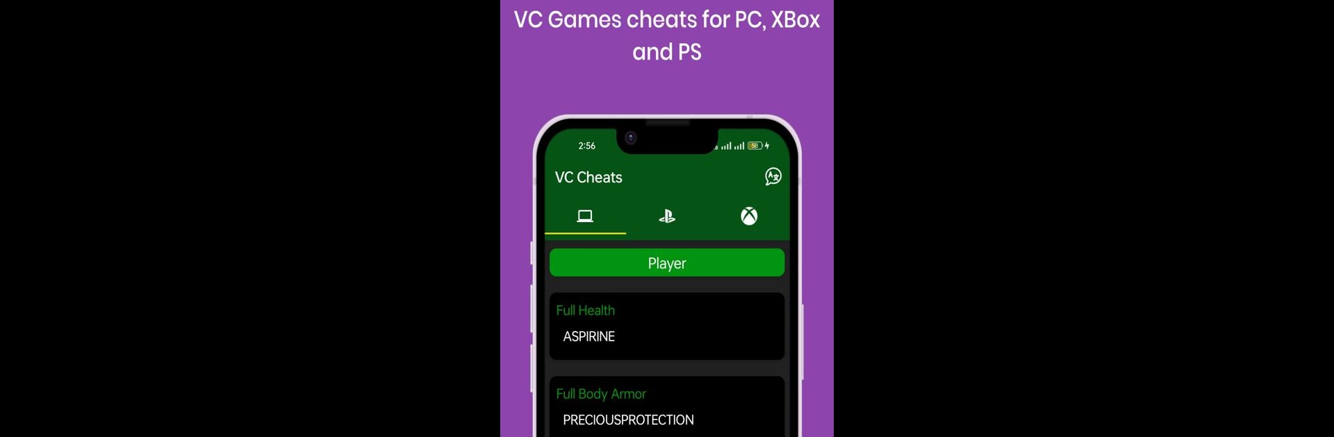 Game cheats