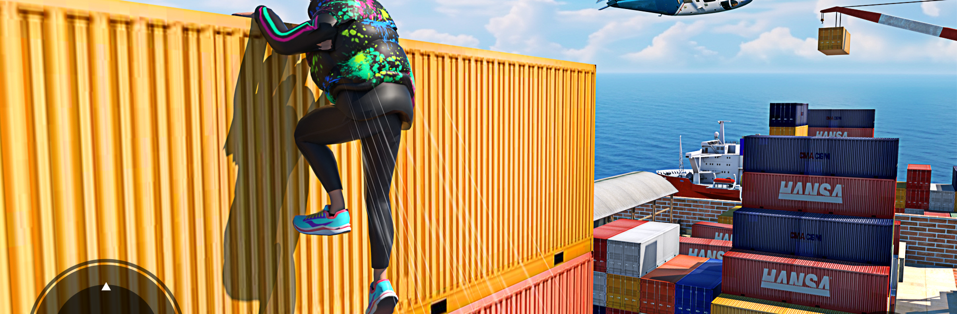 Rooftop Runner Go Up Parkour