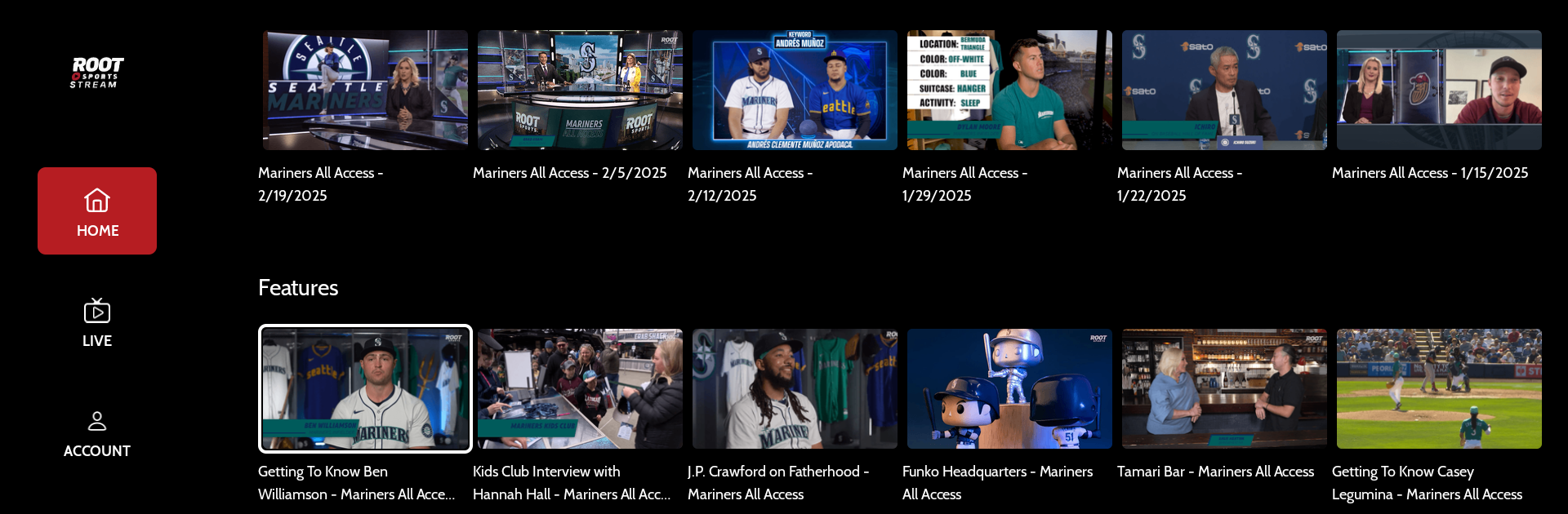 ROOT SPORTS Stream