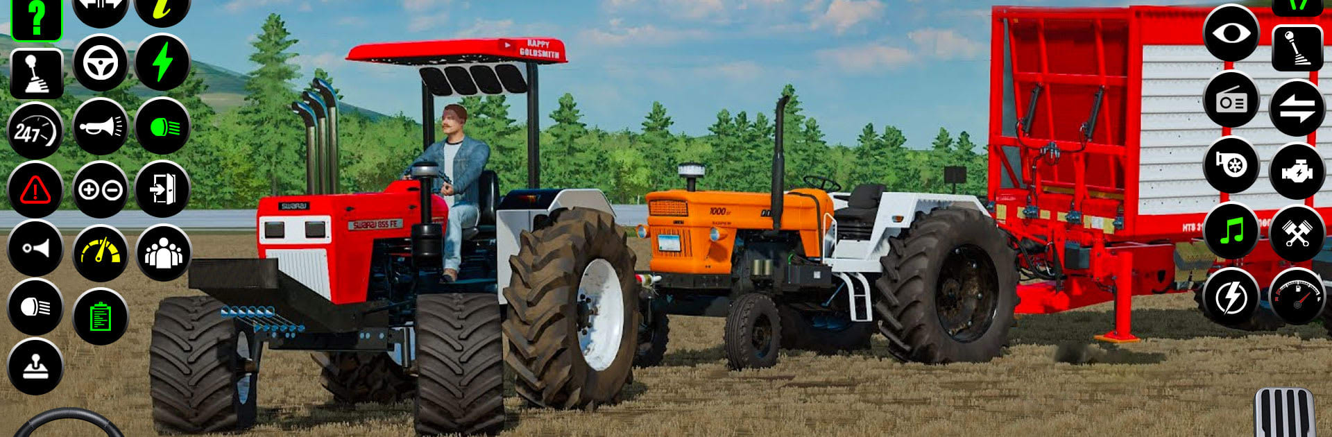 Tractor Game 3D Indian Tractor