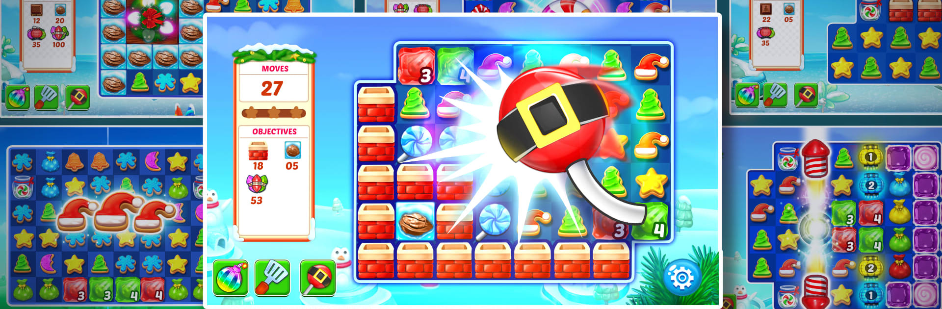 Christmas Cookie: Match 3 Game