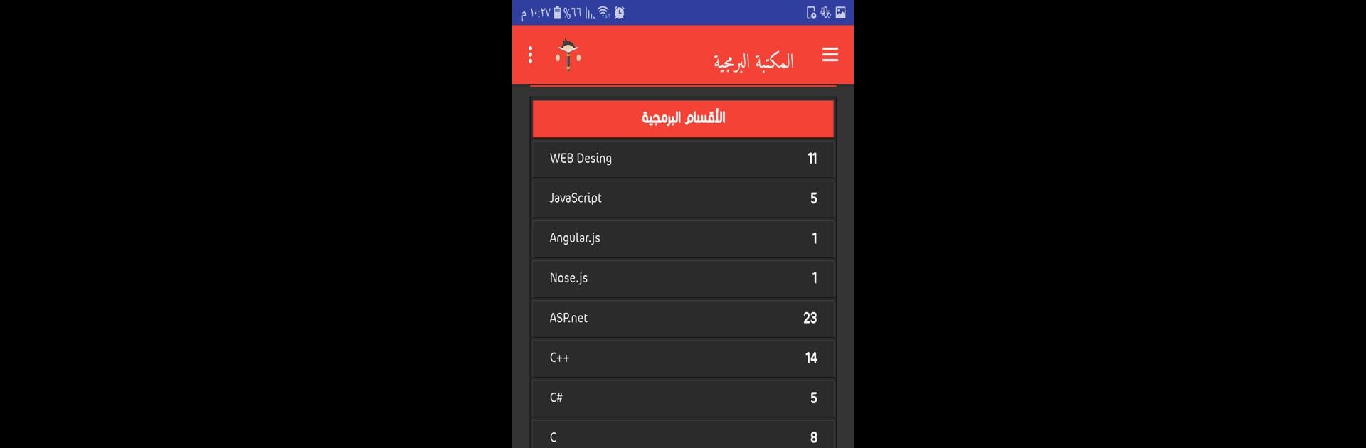 المكتبة البرمجية