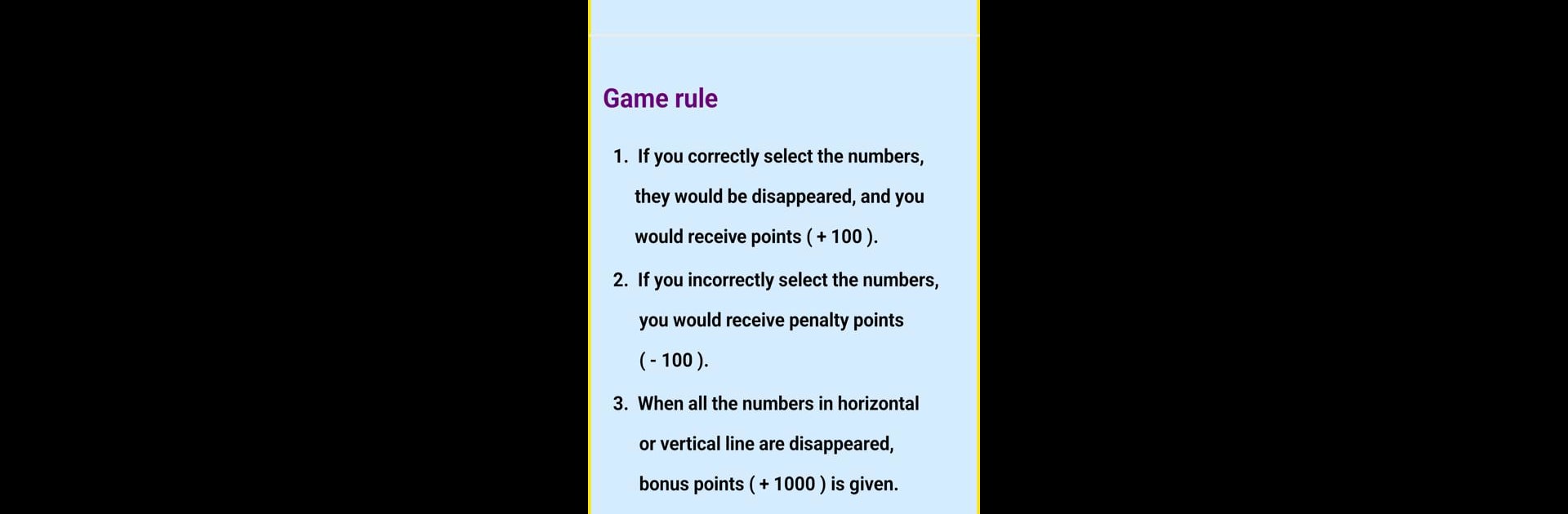 Number Block Game