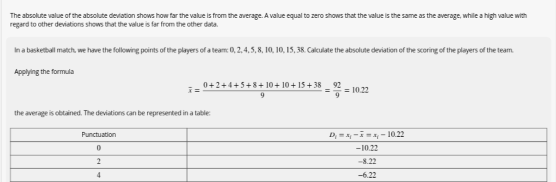 Math theory