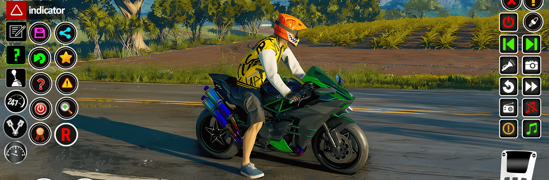 Bike Driving Stunt Bike Game