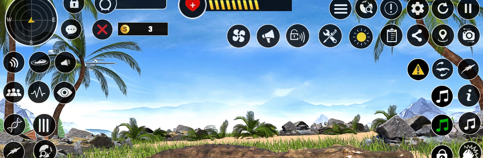 Jogo de ataque de crocodilo 3D