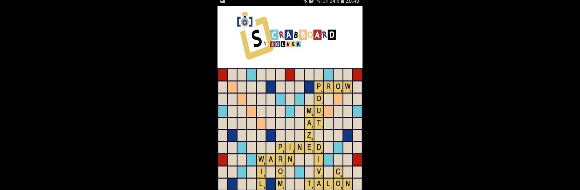 Scrabboard Solver