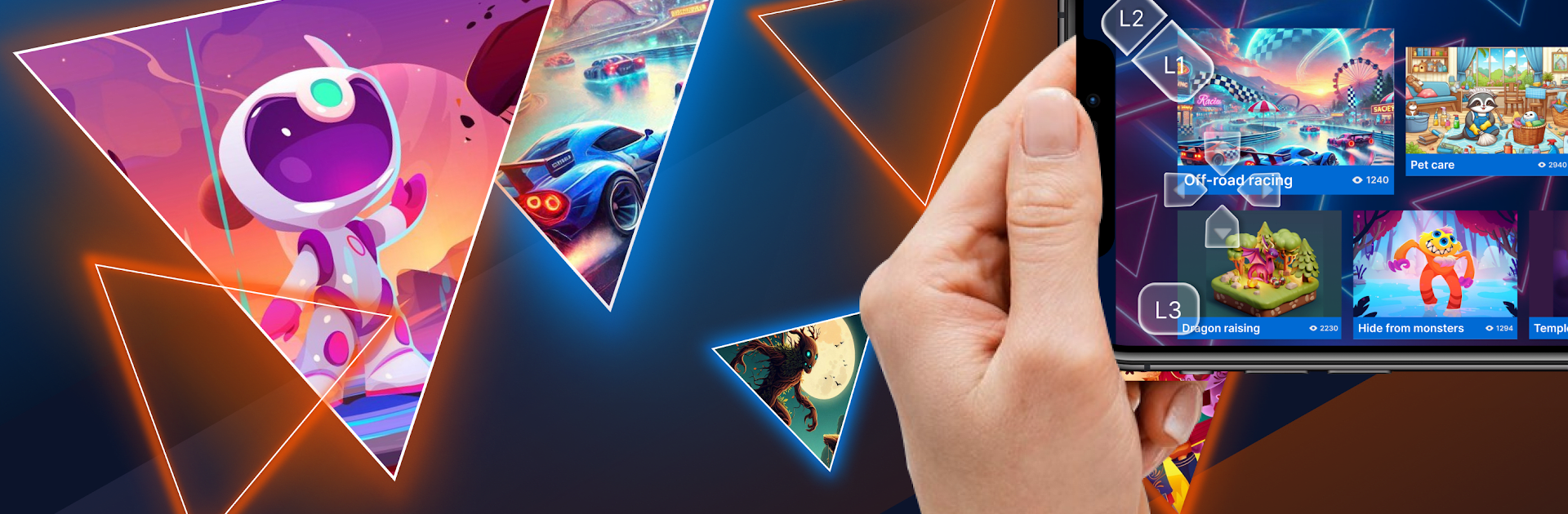 Remote Game Controller for PS