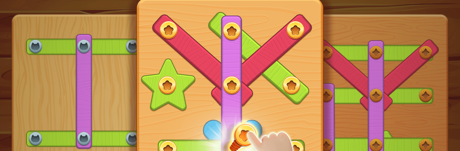 Screw Puzzle: Nuts and Bolts