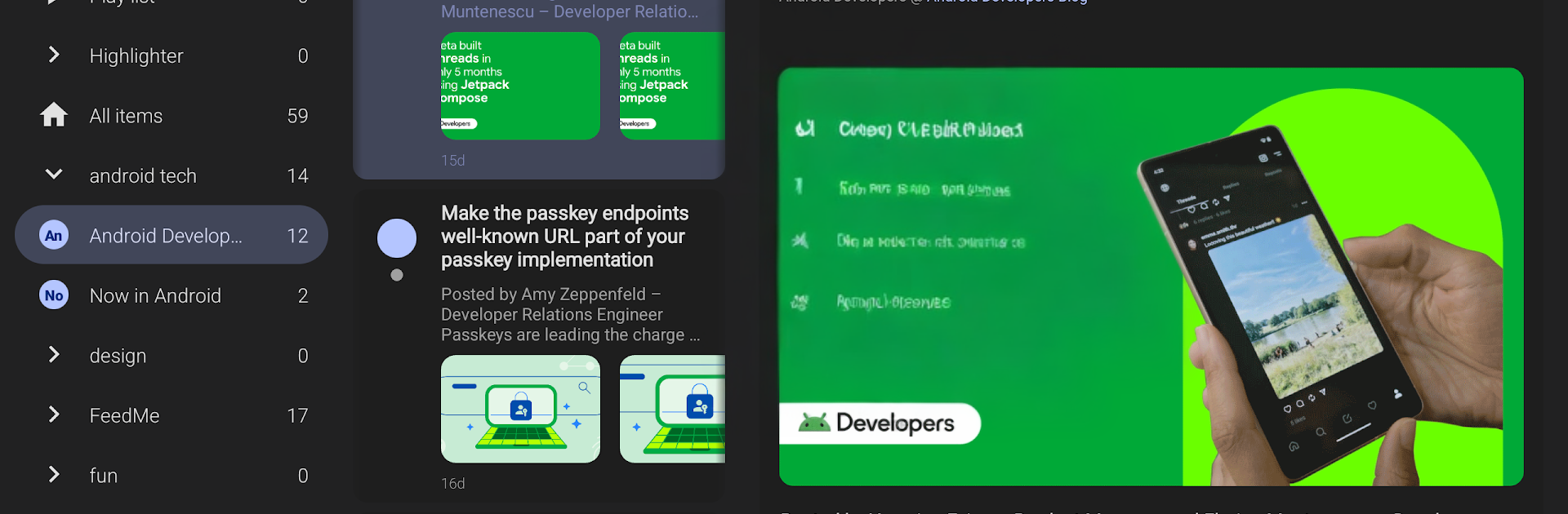 FeedMe (RSS Reader | Podcast)