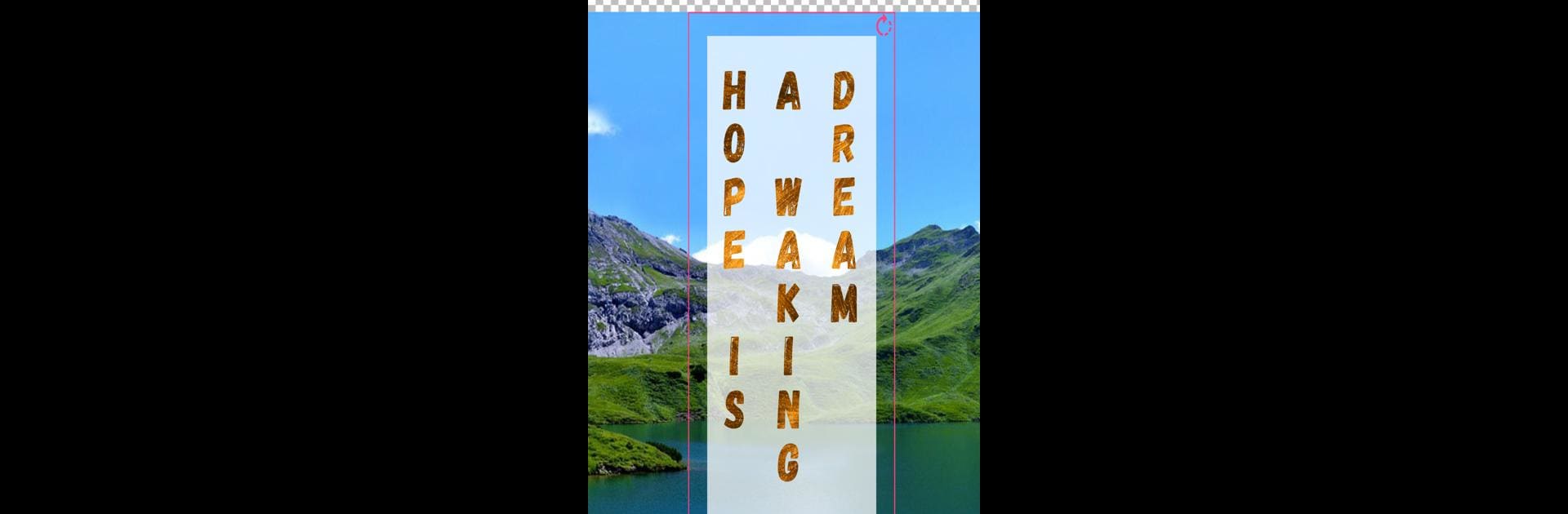 Text on the picture 2.0