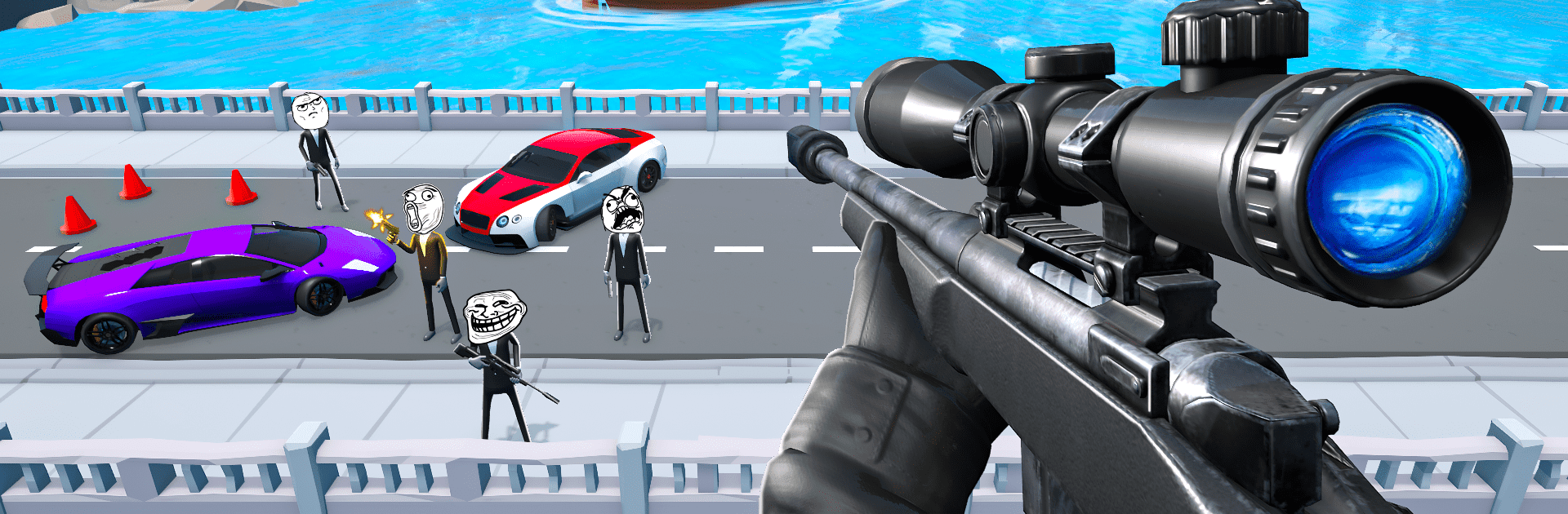 Jogos de memes-Stickman Sniper