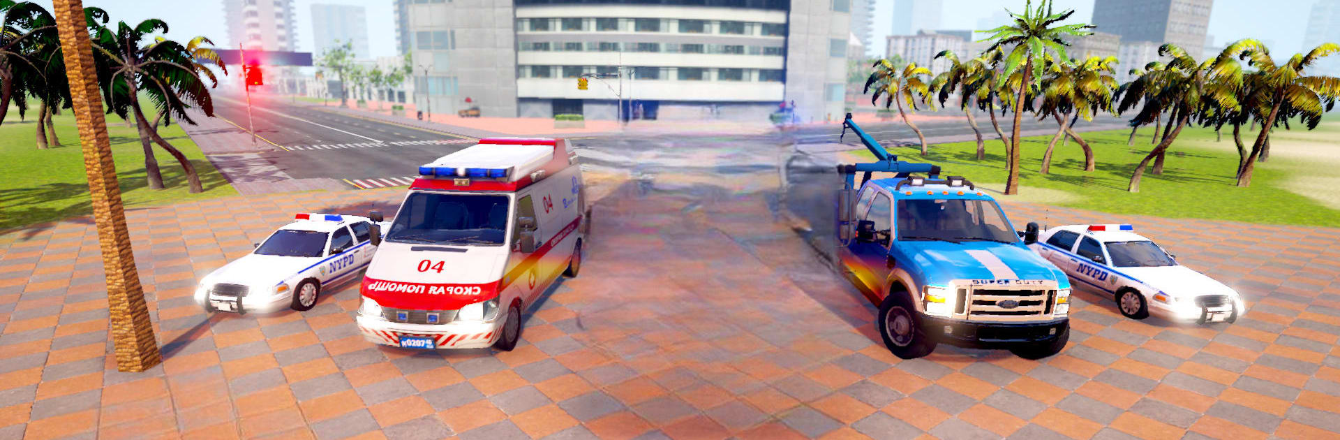 Emergency Rescue Service- Police, Firefighter, Ems