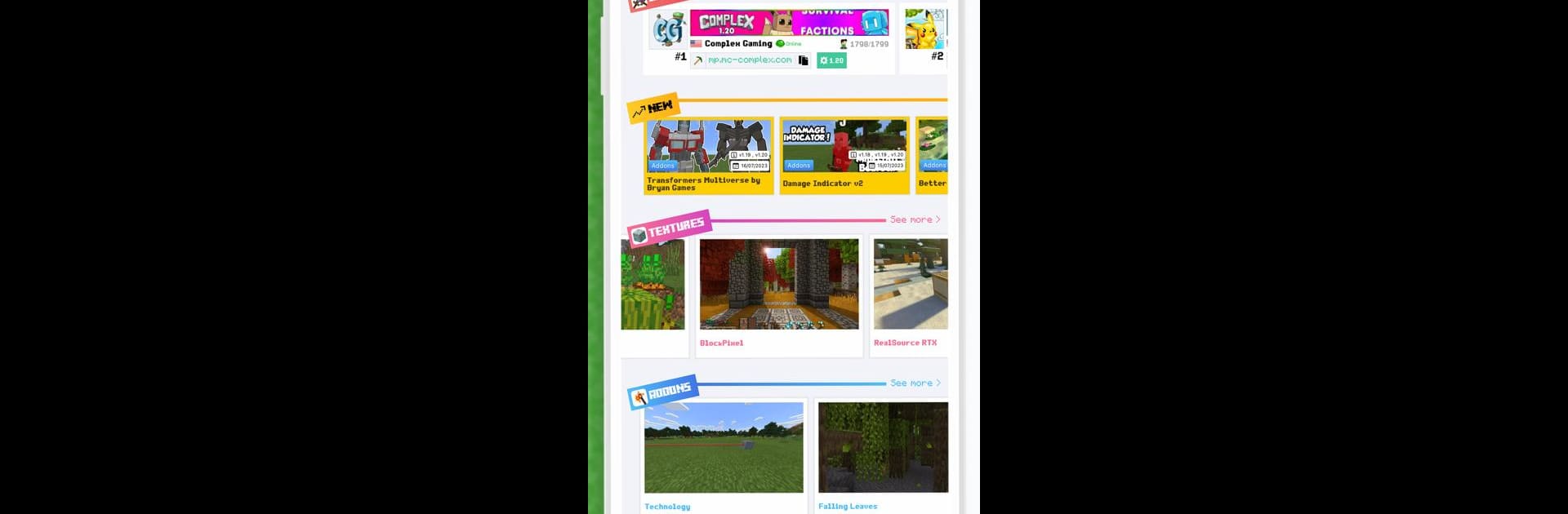 Addons & Mods for Minecraft PE