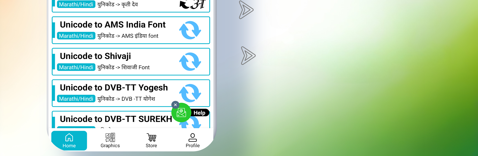 Indian Font Converter