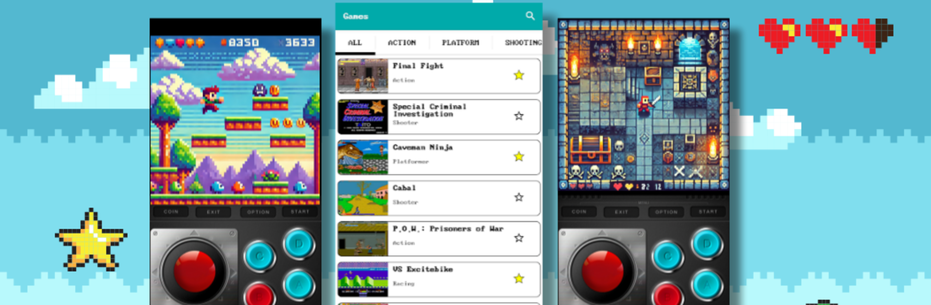 Retroxel: Retro Arcade Games