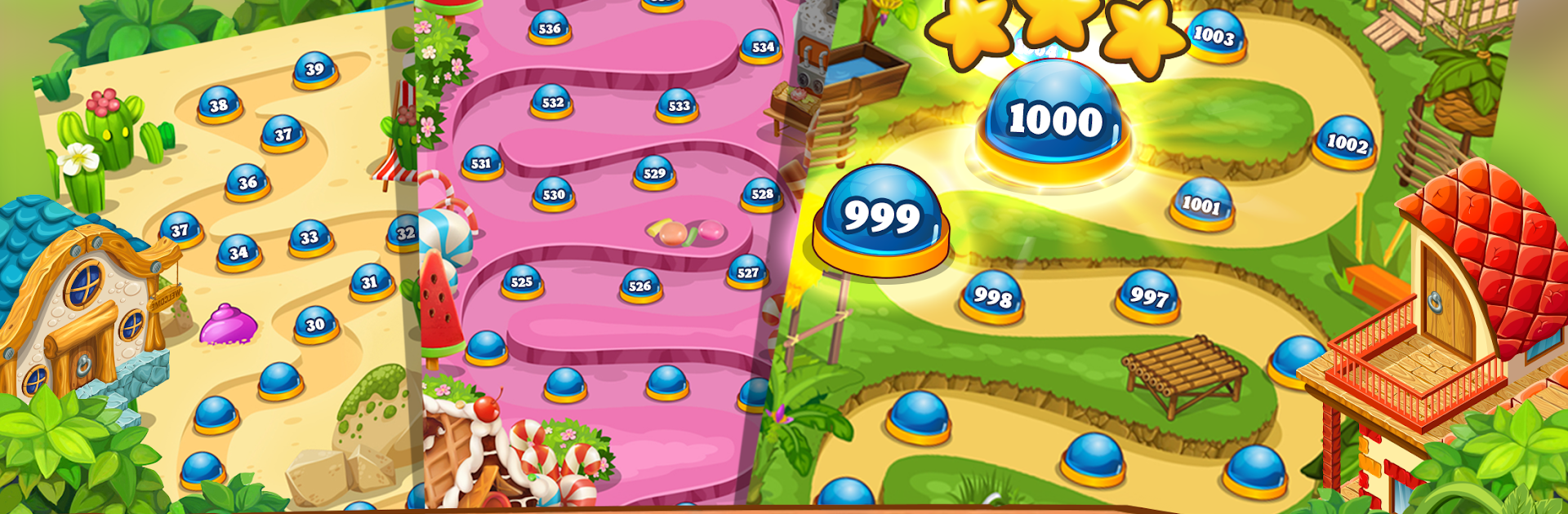 Garden Blast New 2019! Match 3 in a Row Games Free