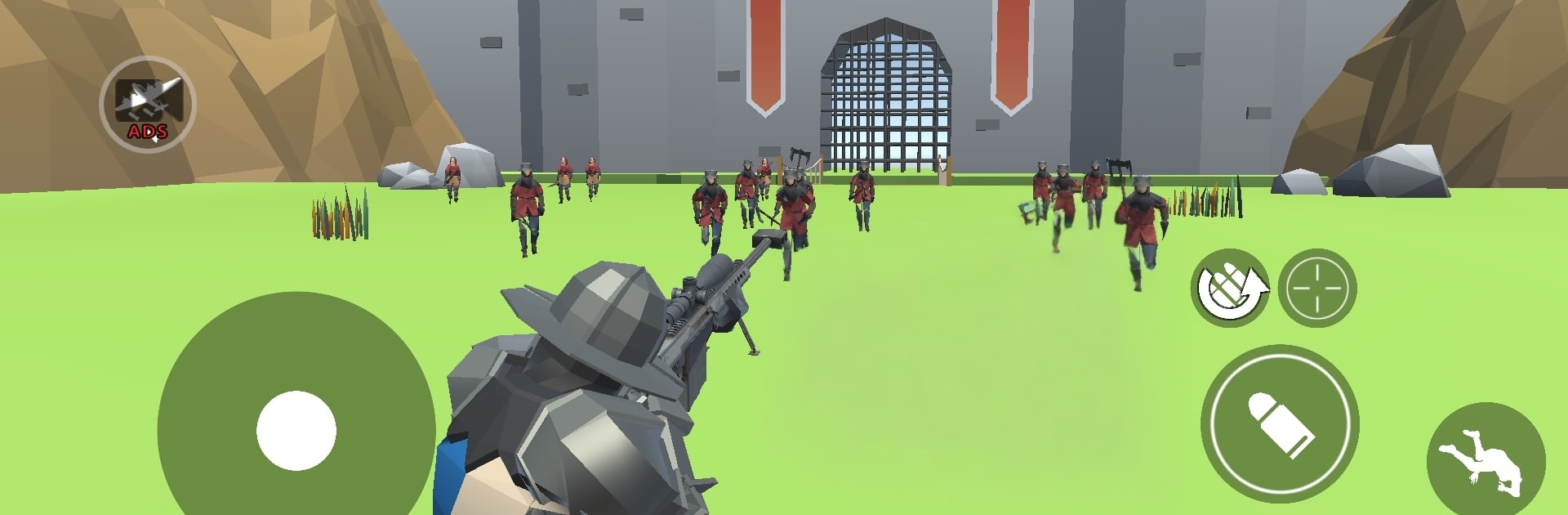 Bring a gun to a sword fight