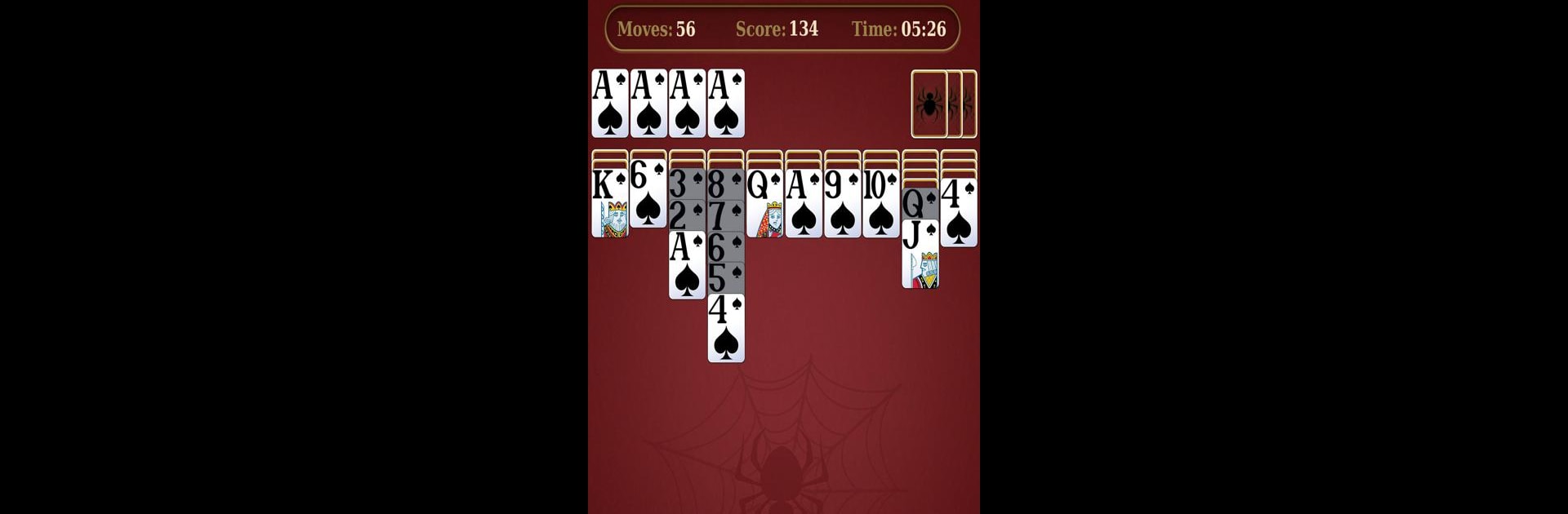 Spider Solitaire-Puzzle viaje