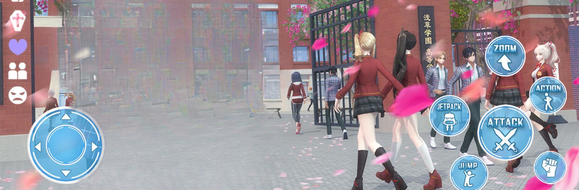 Anime School Girl Dating Sim