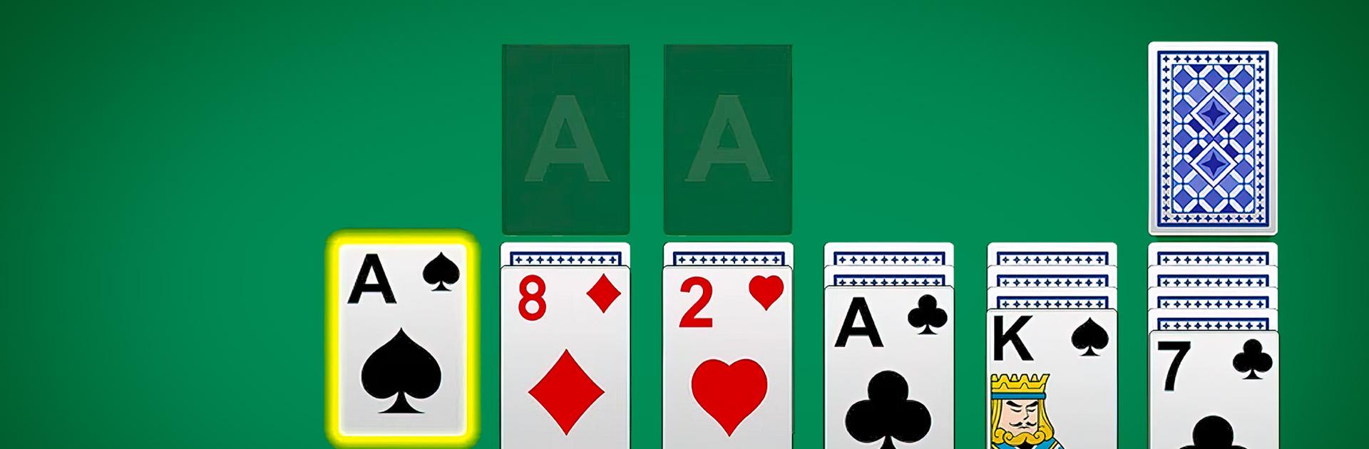 Freecell Solitaire - Green Felt  Solitaire, Solitaire games, Games to play