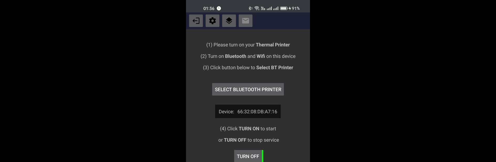 Thermal Printer BT