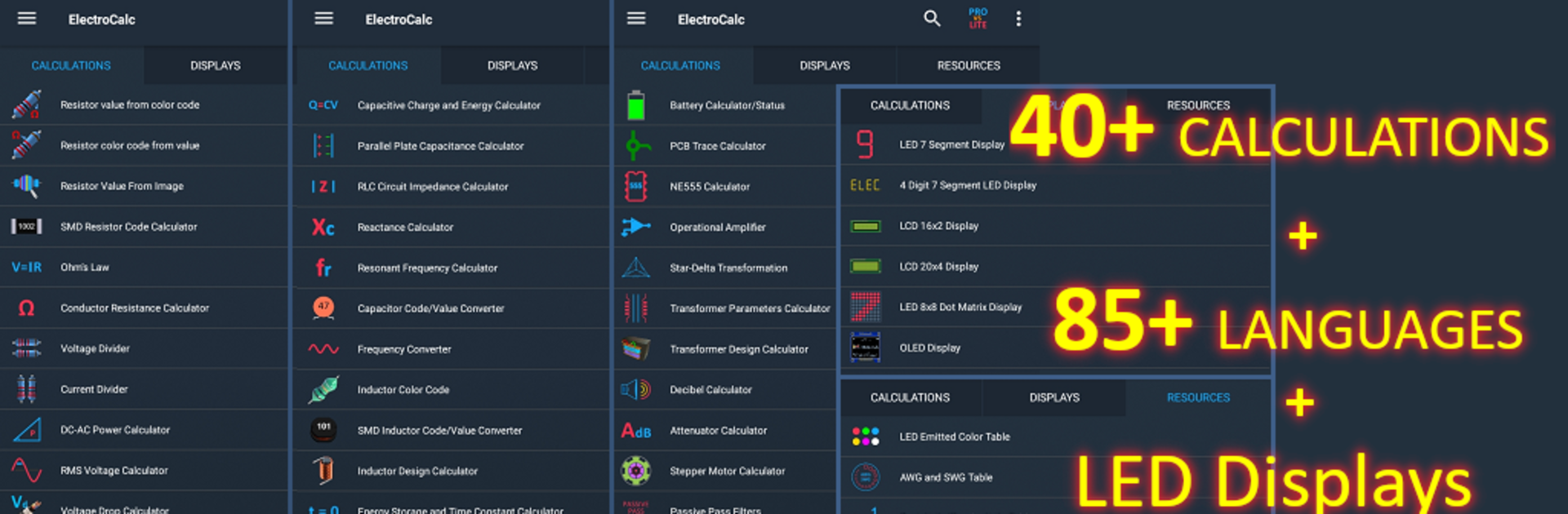 ElectroCalc - DIY Electronics Calculator