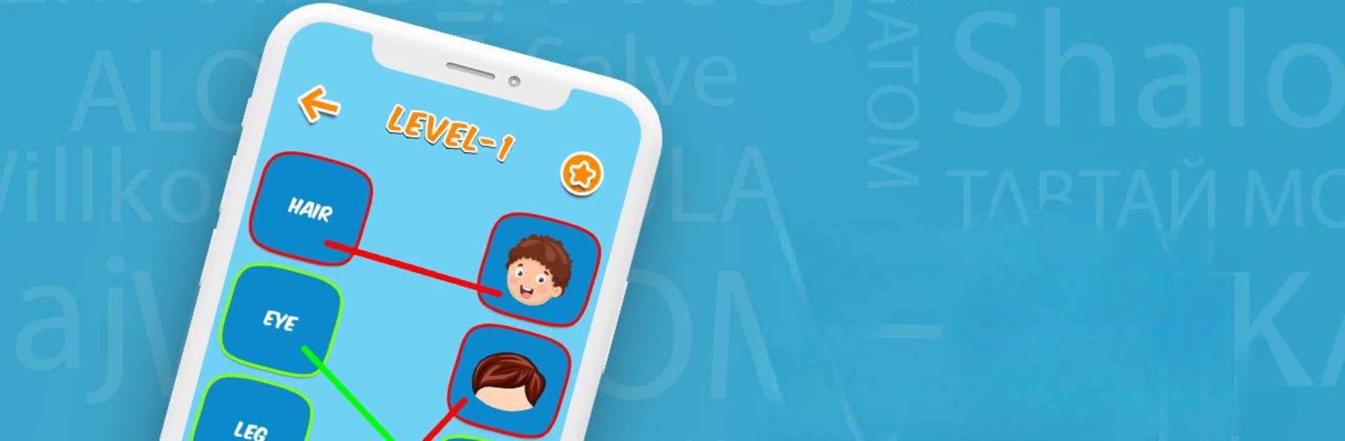 Kids Spelling Match Games - Kids Spelling Learning
