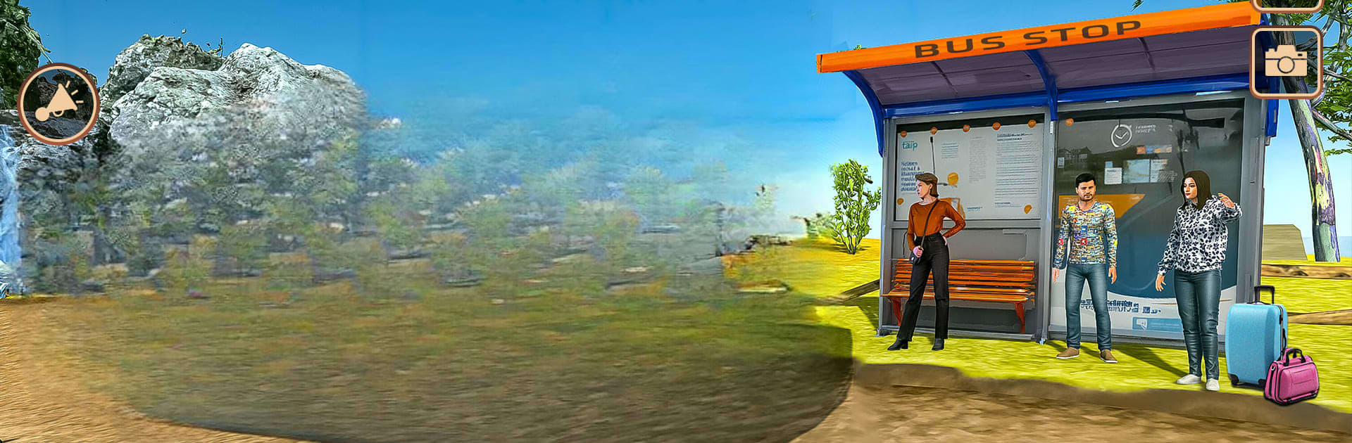 Urban Coach Bus Driving Games