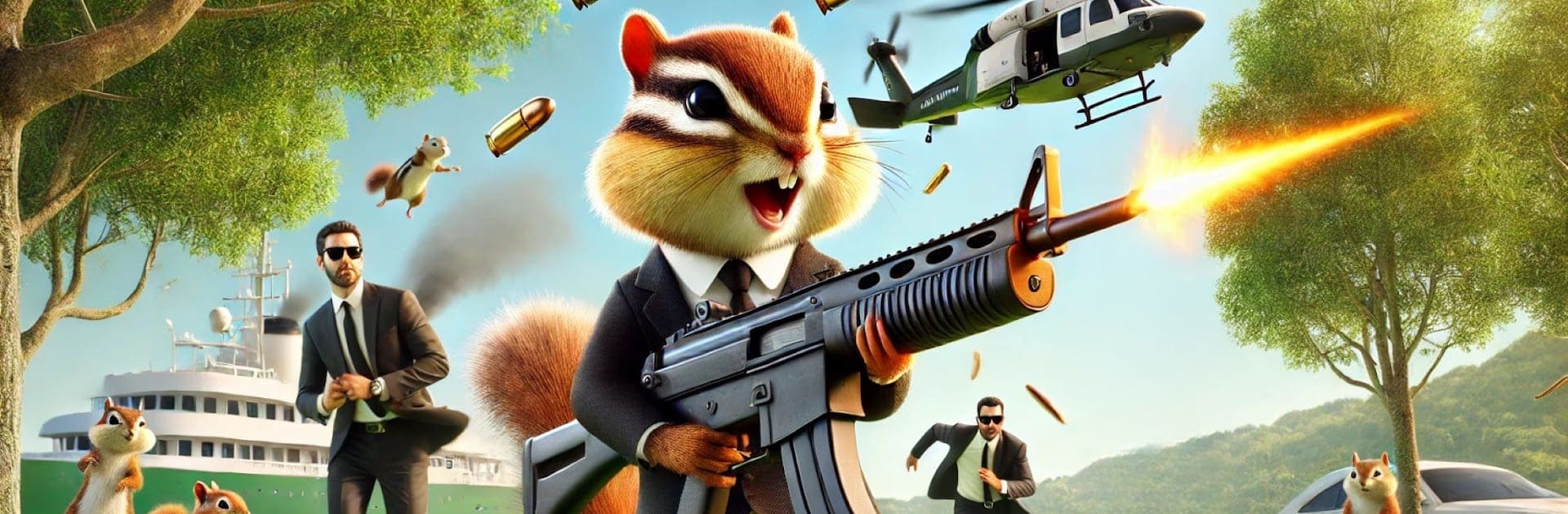Squirrel Family 3D Gun Master