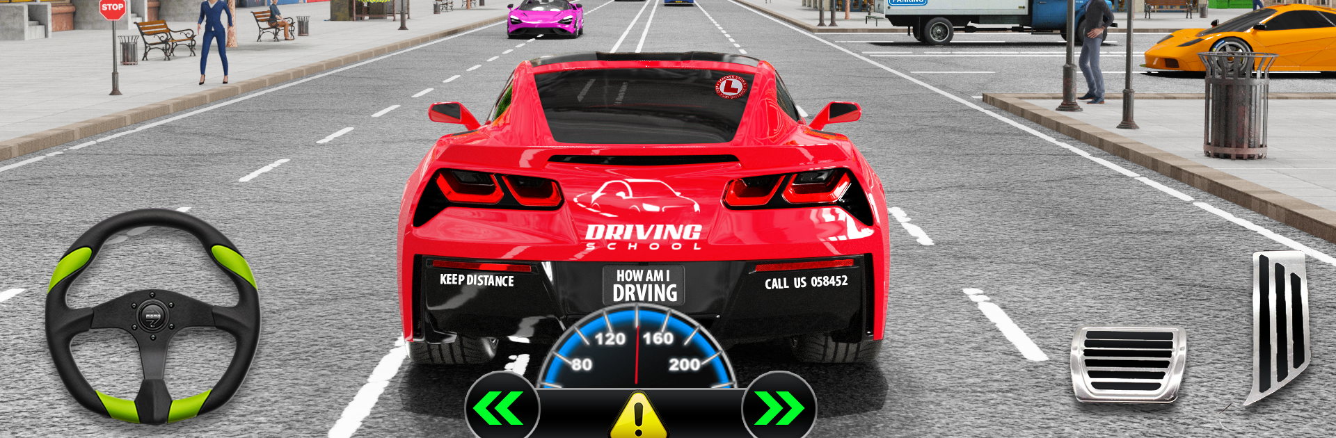 Driving School Games Car Game