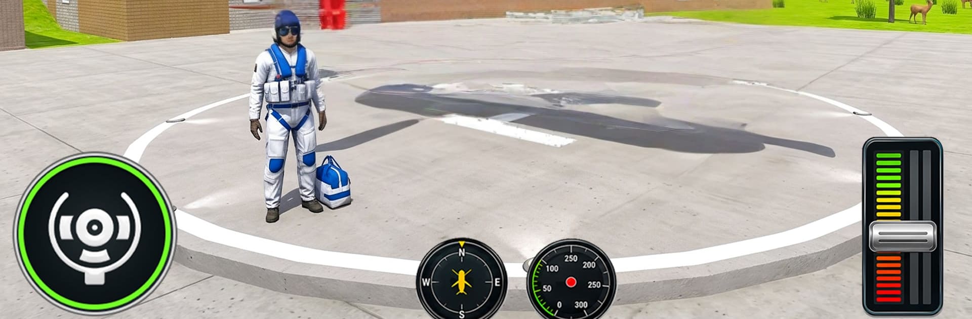 US Helicopter City Flight 3D