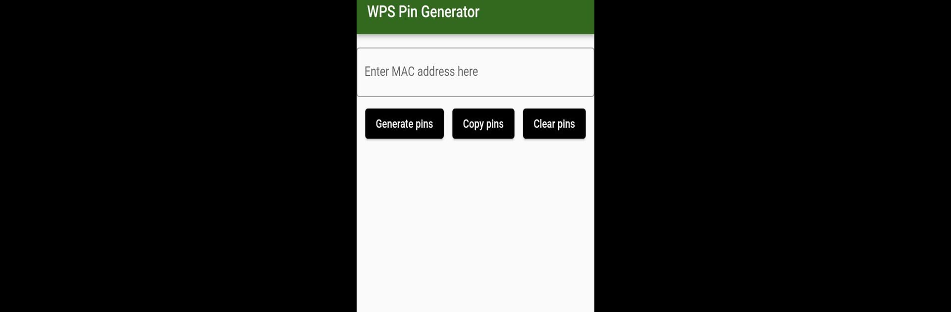 WPS WPA WIFI PIN GENERATOR